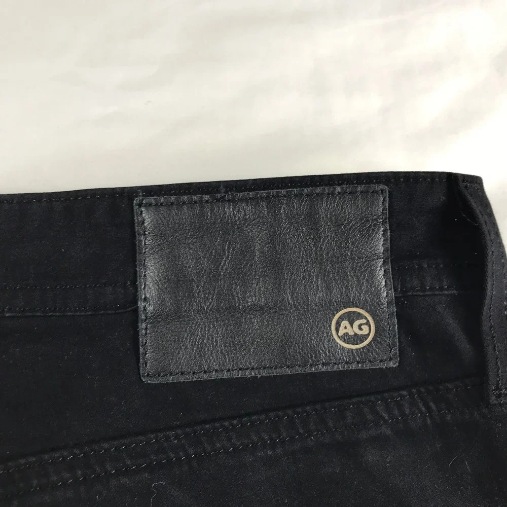 AG Adriano Goldschmied The Everett Slim Straight Black Pants 40x32 1794SUDSBA 32
